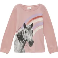 S.Oliver - Weiches Langarmshirt mit Fotoprint, Kinder, Rosa, 92/98