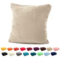 Heimtexland ® Flanell Kuschel Kissen Super Soft Dekokissen Plüsch