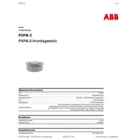 ABB PSPB-2 1SFA899012R1002 Montagesatz