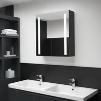 VidaXL LED-Spiegelschrank fürs Bad 62x14x60 cm