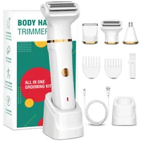 Fanhee Rasierer Damen, 3-in-1 Intimrasierer für Frauen für Beine,