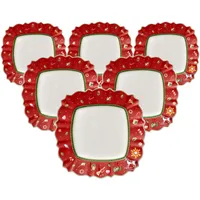 Villeroy & Boch Speiseteller, Rot,
