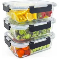 Eaze life 3er-Set Meal Prep Box inkl. Deckel |