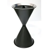 SZ METALL Stand-Aschenbecher »spitze Kegel« grau, 40x71 cm,