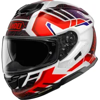 Shoei GT-Air 3 Hike, Integralhelm - Weiß/Schwarz/Rot/Blau - M