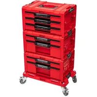 QBRICK System pro Drawer Workshop Set 3 red ultra