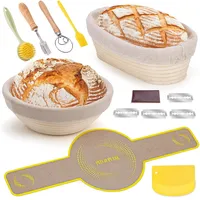 PITCH + PULSE Gärkorb Set, PITCH PULSE Brot Gärkörbchen