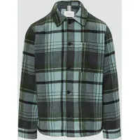 S.Oliver - Kariertes Overshirt mit Brusttasche und Innenfutter, Herren,