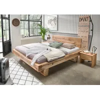 Home Affaire Massivholzbett HOME AFFAIRE "Ultima Balkenbett Doppelbett, Füße