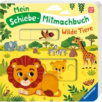 Ravensburger Mein Schiebe-Mitmachbuch - Wilde Tiere