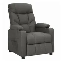 VidaXL Sessel Relaxsessel Dunkelgrau Stoff (1-St) grau