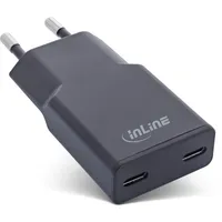 InLine InLine® USB Netzteil Ladegerät Dual USB-C, PD, PPS,