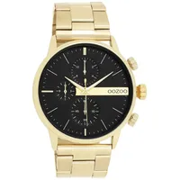 Oozoo Herren Edelstahl stainless steelarmband Uhr Timepieces Analog UOC11411