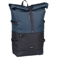 Sandqvist Rucksack Bernt Rolltop Backpack Multi Black/Navy Violett