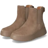 FitFlop F-mode Flatform Chelsea Stiefel Minky Grey, 38