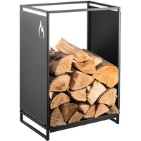 Kos Design Kaminholzregal Innen - Holzaufbewahrung perfekt organisiert: Holzunterstand
