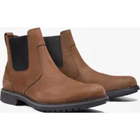 Timberland Mens Mid Chelsea Boot dark brown 8