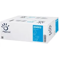 PAPERNET Z-Falz, Papierhandtücher, 404912, Recycelt, Naturfarbig, 4.000 Einweg-Falthandtücher, 2-lagig,
