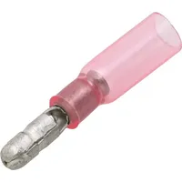 Hella krimpverbinder round plug.iso 0.5-1.0 red m4 25st