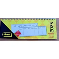 IDENA Tischquerkalender 2025 – 29,8 x 10,5 cm, 1