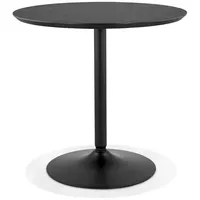 KADIMA DESIGN Tisch, Ø80 cm, Minimalistisch, Holz & Metall,