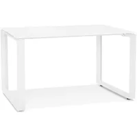 KADIMA DESIGN Schreibtisch Glas-Metall | 120x60 cm Modern Ergonomisch