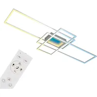 Briloner - LED Deckenlampe mit Infinity Spiegel, 3D Tunneleffekt,