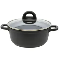 Elo stahlwaren gmbh&co. kg ELO Kochtopf mit Glasdeckel BLACK,