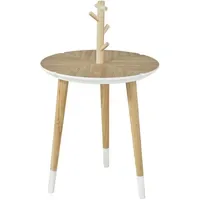 SoBuy Couchtisch mit Tassenhalter FBT38-WN