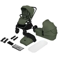 Lionelo MIKA Plus 2-in-1 Kombikinderwagen Green Olive