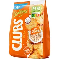 Lorenz Snack-World Lorenz Clubs Cracker Sesam 180,0 g