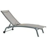 DKD Home Decor Mit Rädern Grau PVC Aluminium 187,5