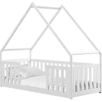 Mirjan24 Kinderbett Bee 90 x 180 cm Kiefer weiß