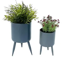 DanDiBo Ambiente DanDiBo Blumentopf mit Füßen Pflanztopf Blumenkübel mit