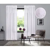 Home Affaire Gardine Riedbach (1 St), Multifunktionsband, transparent, Polyester,