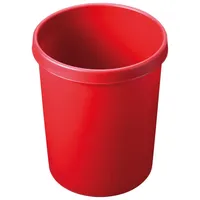 Proregal Papierkorb Rot, Kunststoff, Rund, 40x48x40 cm, Küchen, Küchenausstattung,