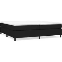 VidaXL Bettgestell ohne Matratze Schwarz 200x200 cm Stoff