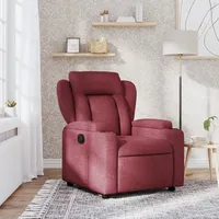 VidaXL Relaxsessel Weinrot Stoff