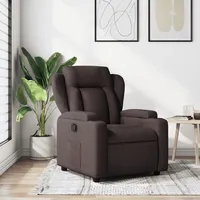 VidaXL Relaxsessel Dunkelbraun Stoff