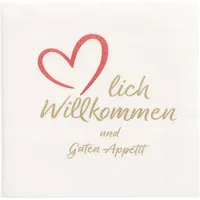 Papstar 125 Servietten, 2-lagig "PUNTO" 1/4-Falz 20 cm x