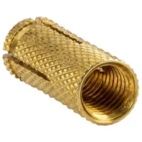 Tecuro Messing Spreizdübel M6 x 24 mm, gerändelt Ø