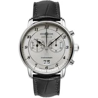 Zeppelin 8584-4 Herrenuhr Chronograph Friedrichshafen Schwarz