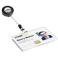 Durable 10 DURABLE Namensschilder mit Clip 8,5 x 5,4