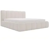 GRAINGOLD Polsterbett Cloud Bouclé-Stoff ¦ beige ¦ Maße (cm):