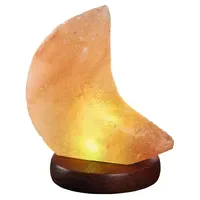 Moses Omm for you Salzkristall-Lampe Mond Orange-rot