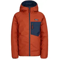 Patagonia Reversible Down Sweater Hoody L Burnished Red