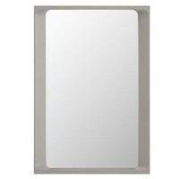 Muuto Arced Spiegel, 80 x 55 cm, hellgrau