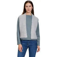 Betty & Co Strickweste ohne Arm in Light Silver