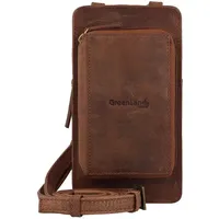GREENLAND Nature Montenegro Handytasche Leder 22 cm braun