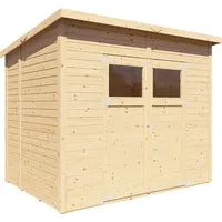 BERTILO Gerätehaus Amrum 3 - naturbelassen - 14 mm